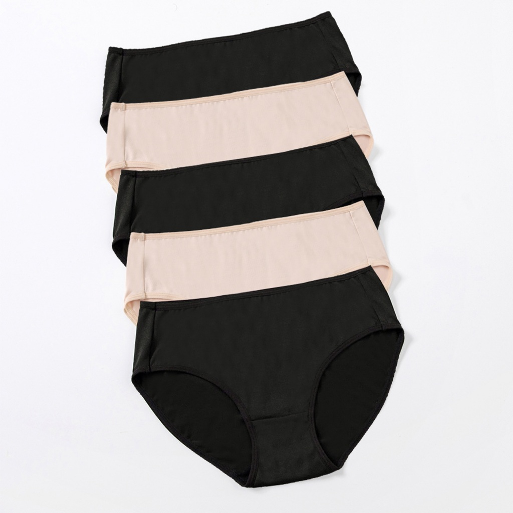 young panty Young Curves Panty Pack Basic Microfiber Midi C04-100625Mix | Shopee  Singapore