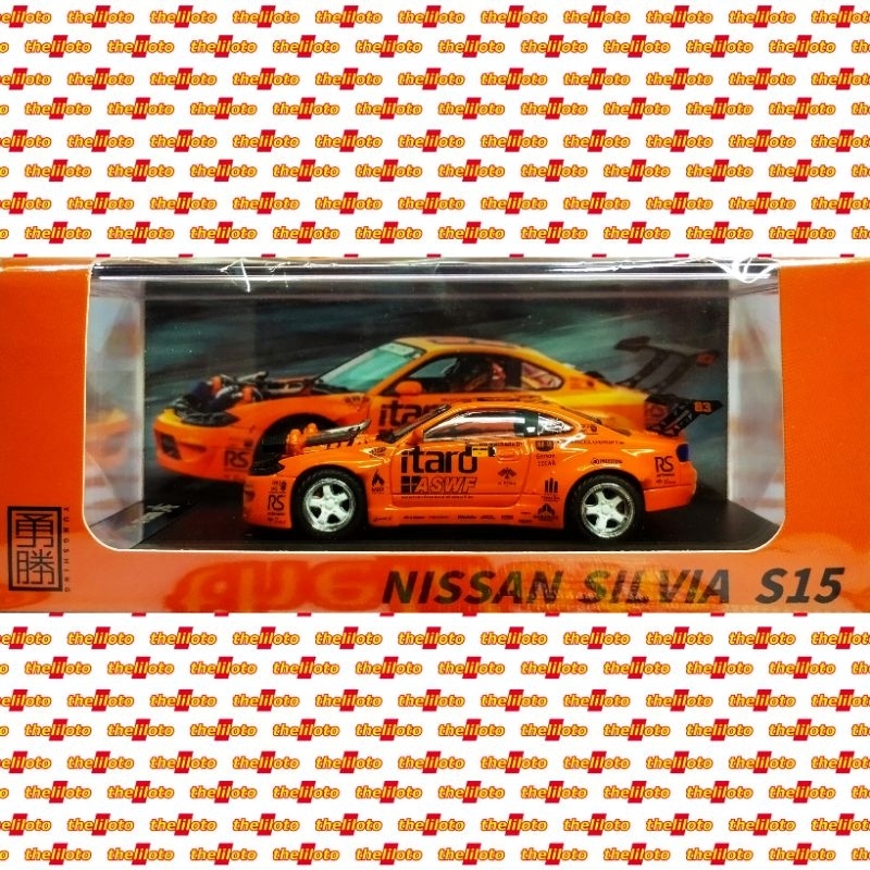 YS MODEL NISSAN SILVIA S15 MARCELO DRIFT V8 ORANGE ENGINE PORSCHE ...