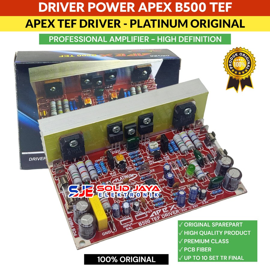 Driver KIT POWER APEX B500 TEF MONO AMPLIFIER AMPLI SOUND SYSTEM AUDIO