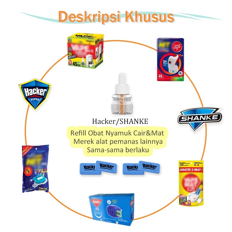 Oranye 45mL Obat Nyamuk Elektrik Liquid Refil / Bakar Obat nyamuk - Gambar 2