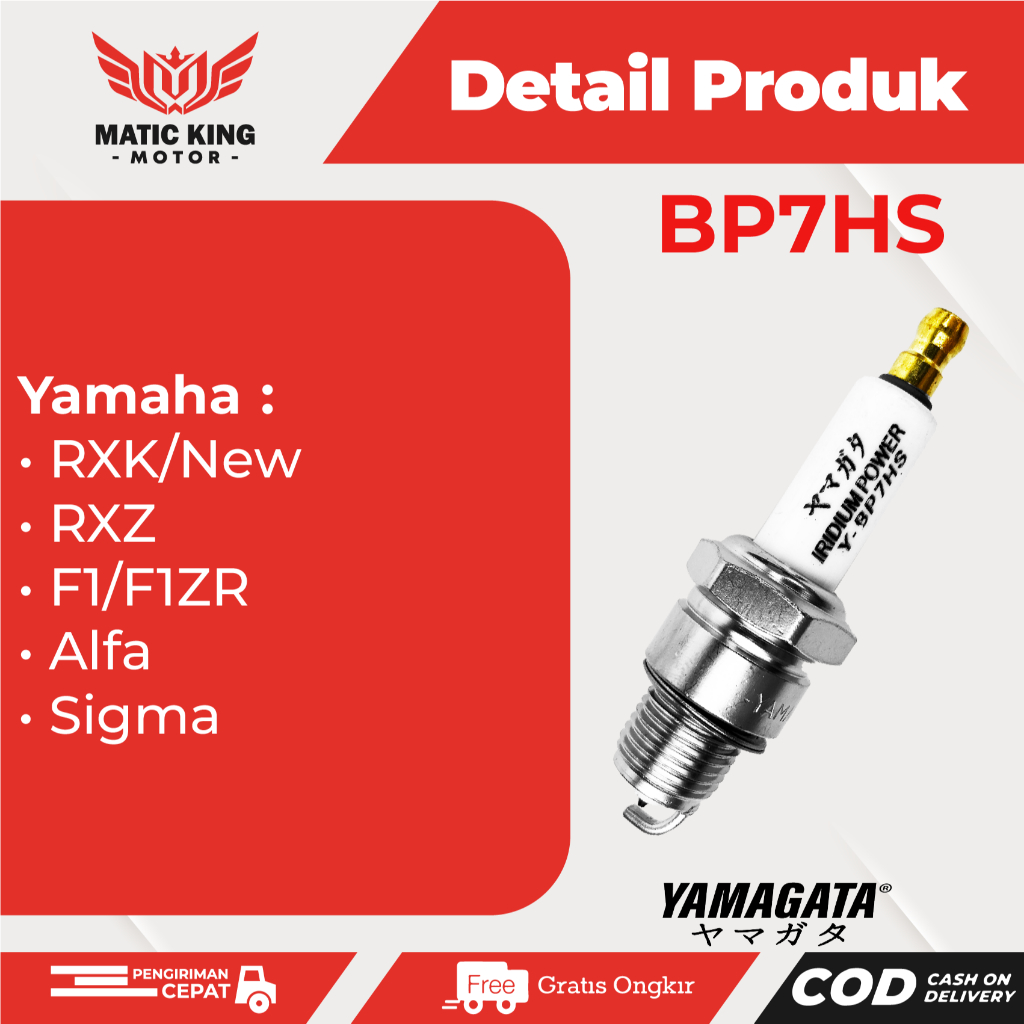 Yamagata Busi racing Iridium Power RXK RX King F1ZR Sigma Alfa - Gambar 3