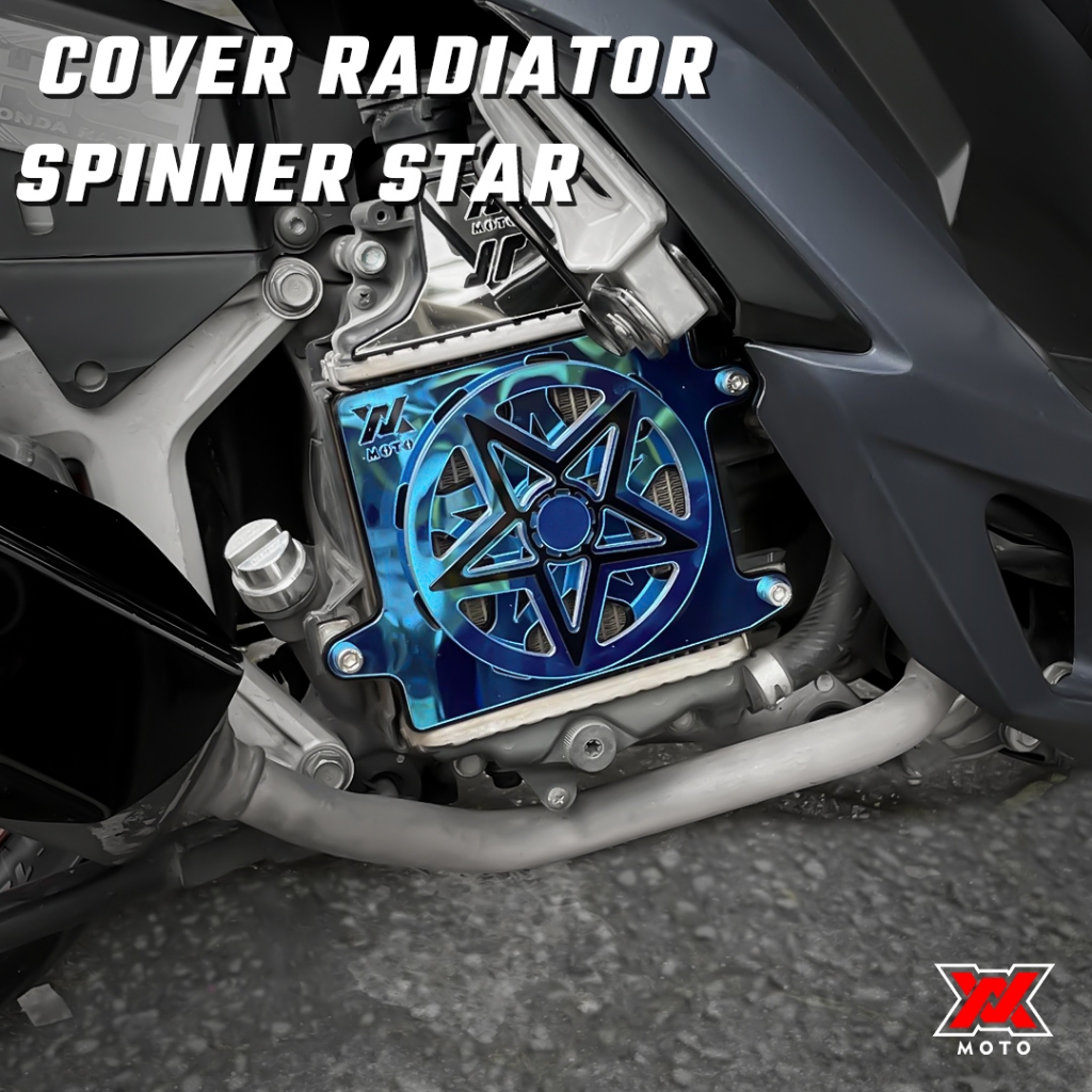 AVMOTO Radiator Spinner Cover STAR Vario Nmax Aerox Lexi Stylo PCX ADV ...