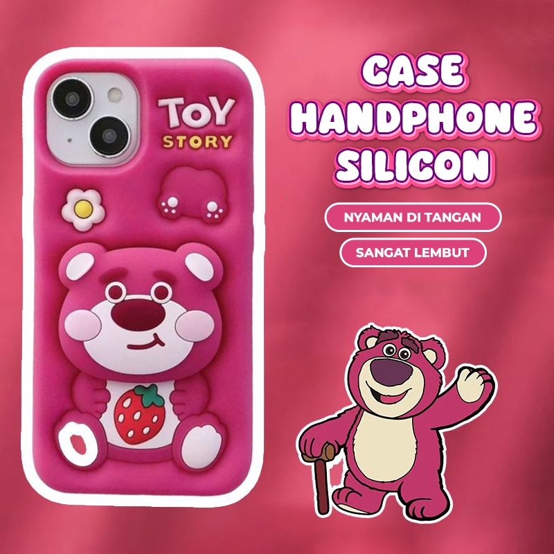 Matei COD Case Phone Premium Casing Hp Popsocket Silicone Kartun 3D Pop Standing for iPhone 7 8 plus 11 12 13 14 15 16 Pro Plus - Gambar 2