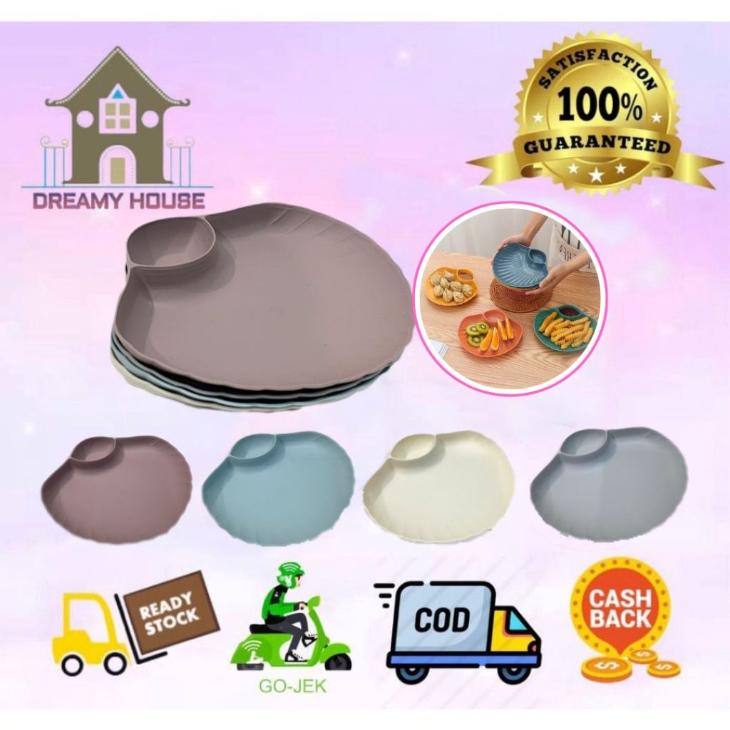 Dreamyhouse Piring Kerang 2in1 Plastik Foodgrade