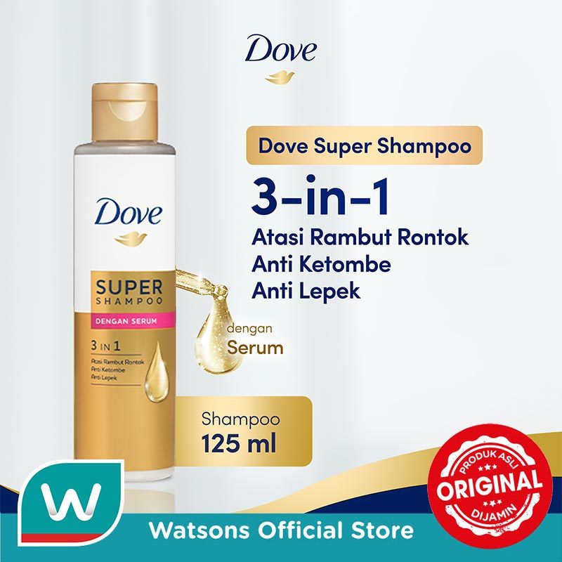 Dove 3 in 1 Super Shampoo Serum 125 ml