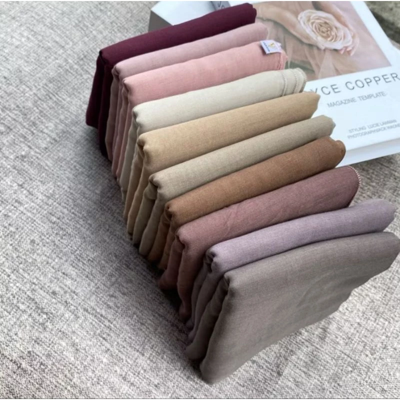 Paris jadul ORI VARISHA / SADIKA /Jilbab Segi Empat Paris Polos Import /COD - Gambar 4