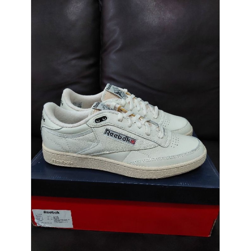 Reebok club c 85 vintage white black Shopee Singapore