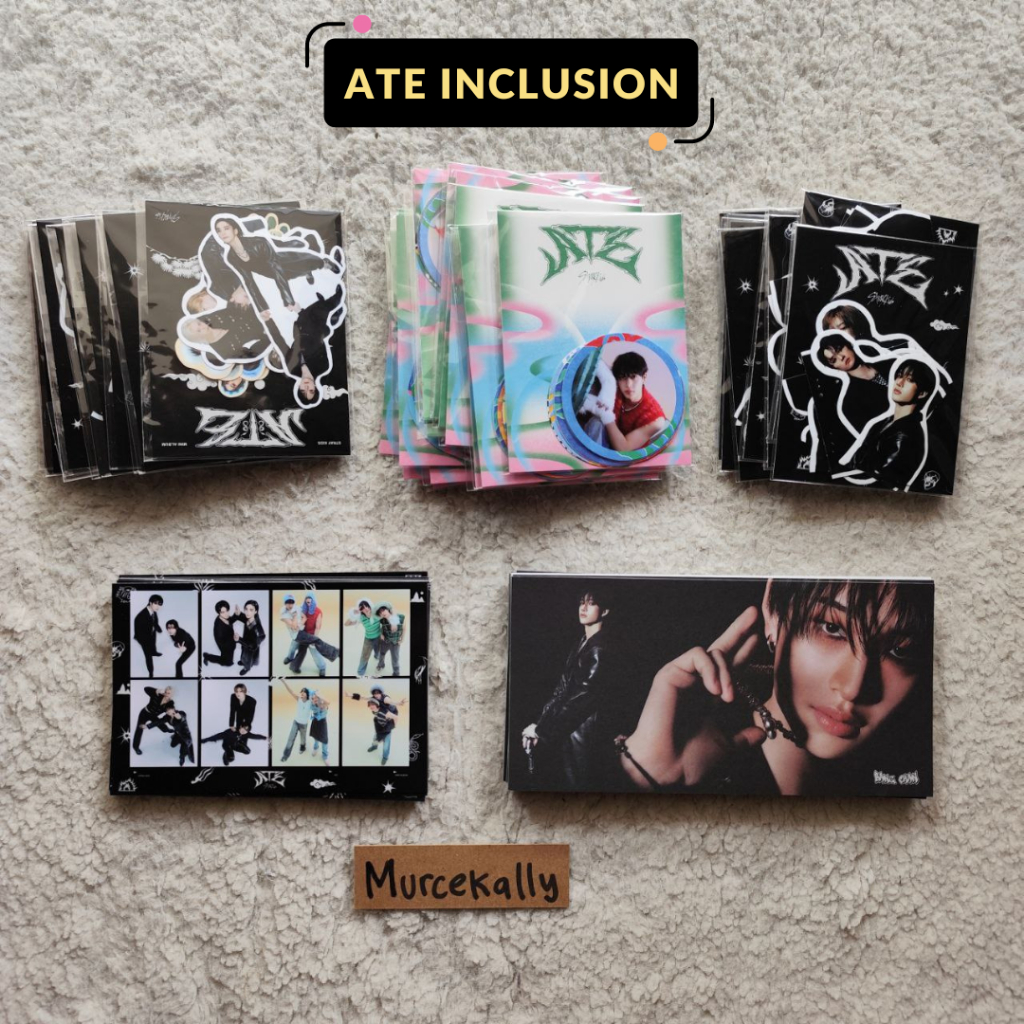 Stray KIDS ATE INCLUSION STICKER PACK, 4-CUT PHOTO, MINI PHOTOBOOK ...