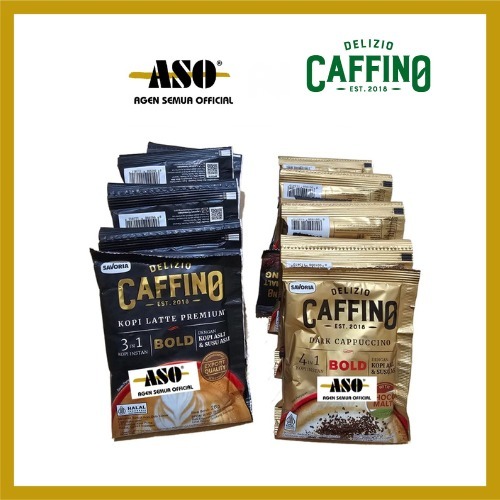 KOPI CAFFINO BOLD DARK CAPPUCINO 25gr RENCENG ( ISI 10 ) PROMO !!!