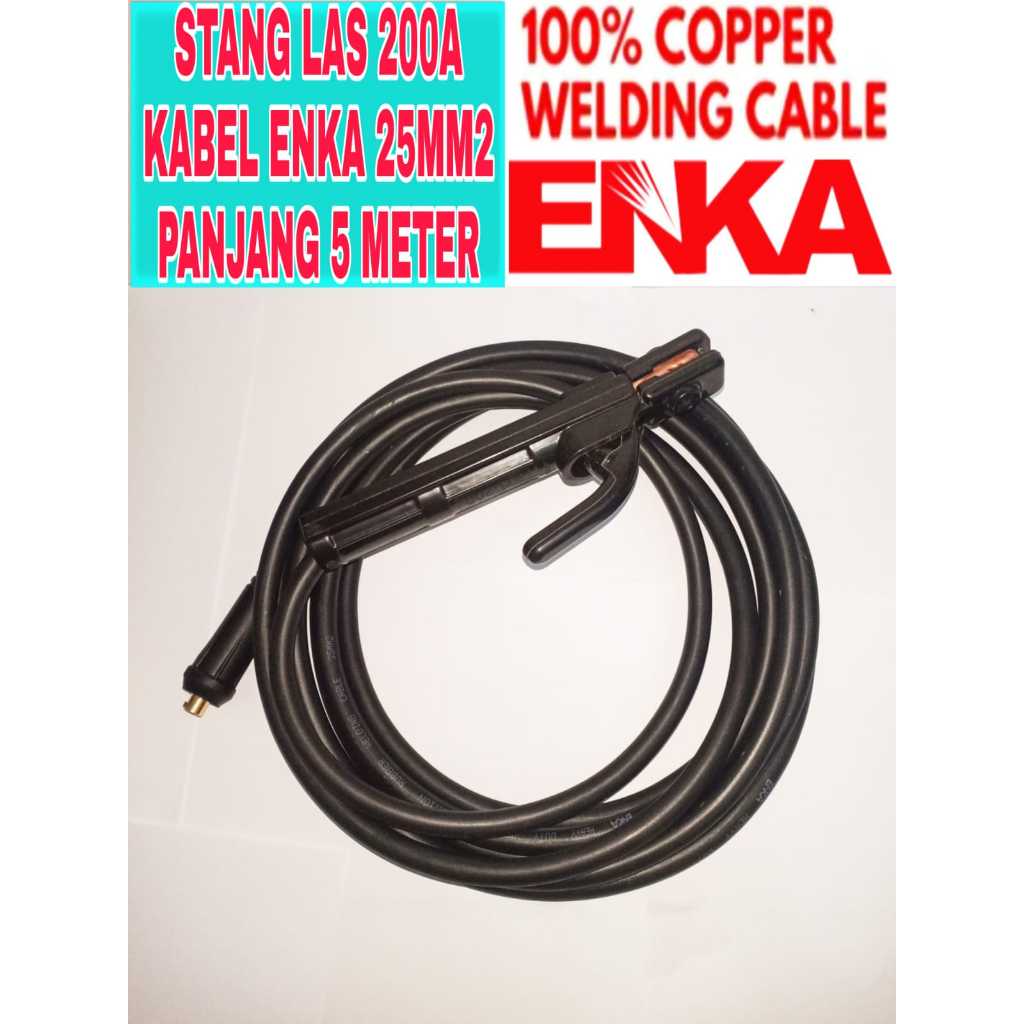 [ SET ] Welding Pliers + 5 Meter Cable ENKA Brand Electric Welding Rod ...