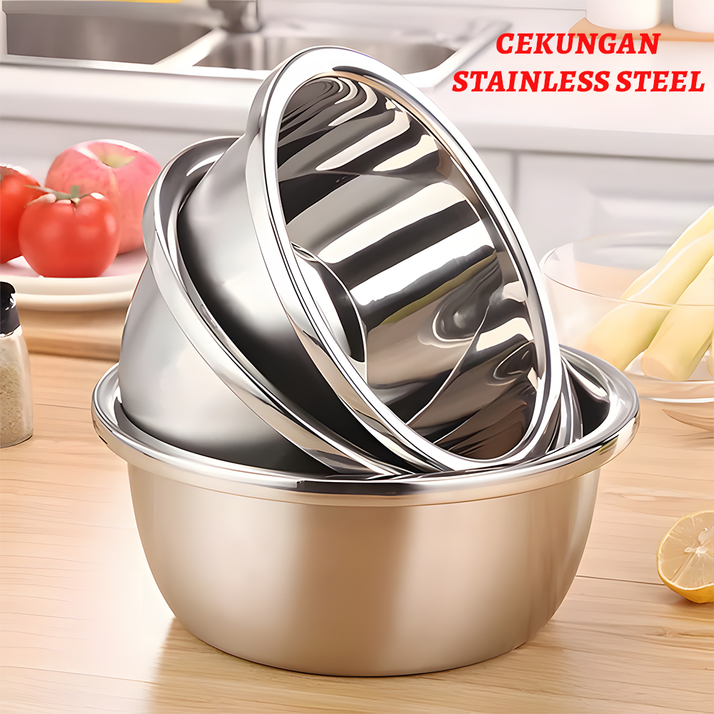 Stainless steel basin/thick stainless steel basin in various sizes 18 ...