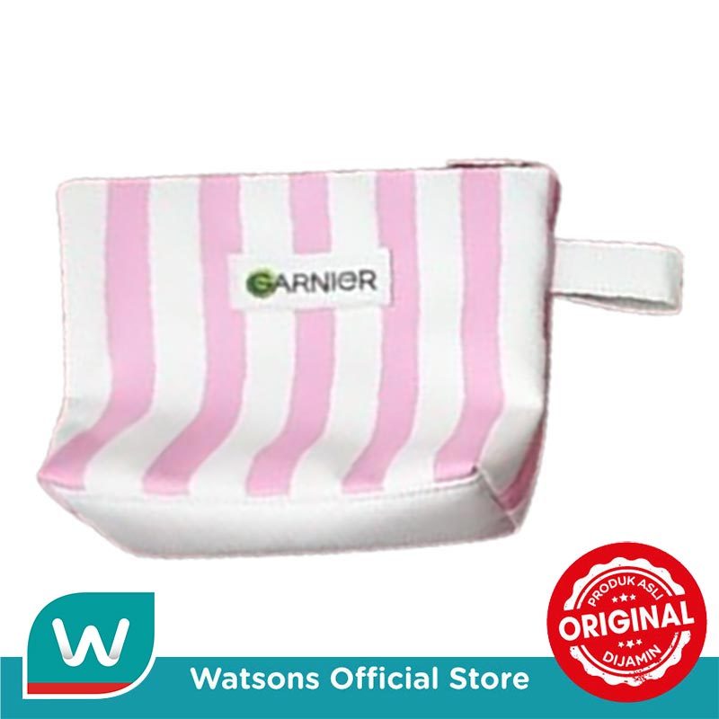 [FREE GIFT] Garnier Stripe Pouch Random Colour - Gambar 3