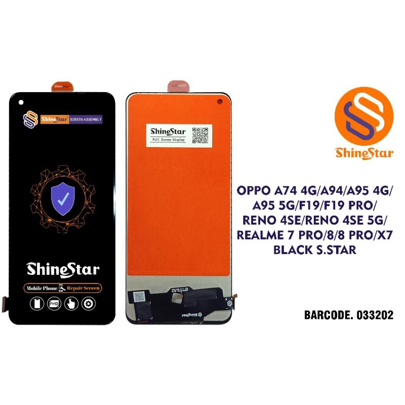 (SHINESTAR) LCD OPPO A74 4G/A94/A95 4G/A95 5G/F19/F19 PRO/RENO 4SE/RENO ...