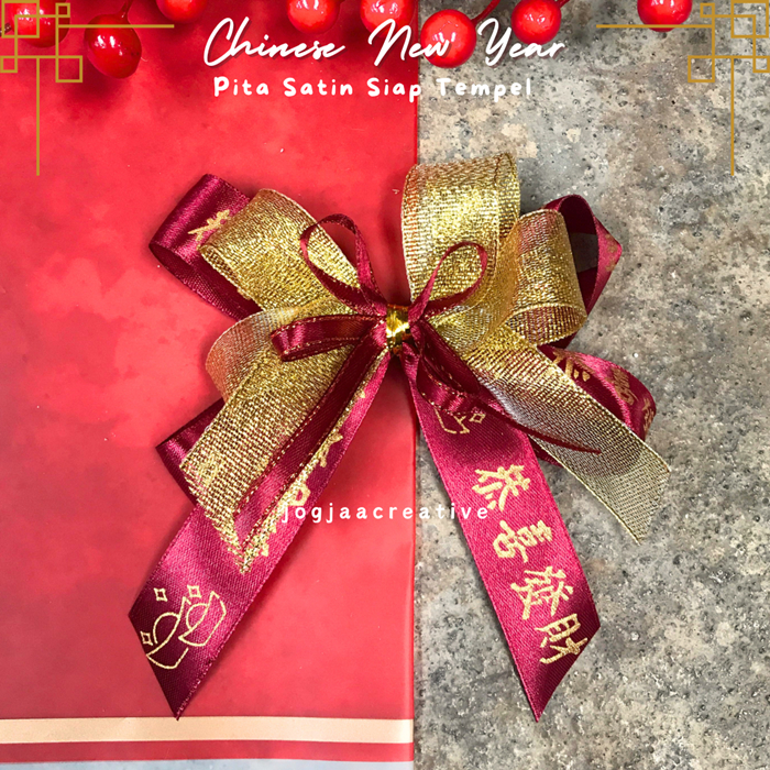 Ready READY TO USE Chinese New Year RIBBON SIZE 10-12 cm/ newest luxury ...