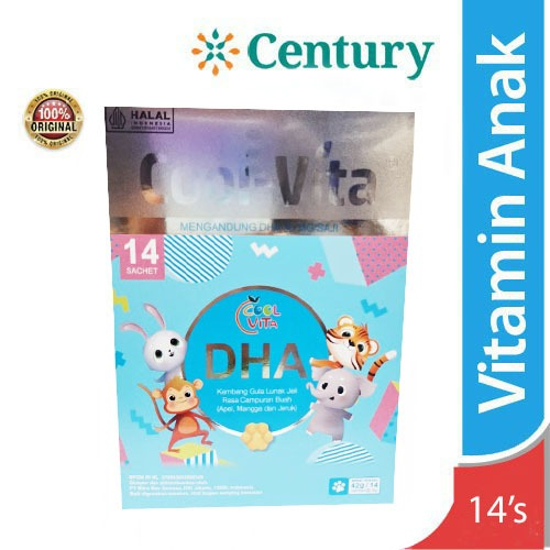 COOL-VITA DHA GUMMY 1 BOX 14`S / DHA / VITAMIN ANAK