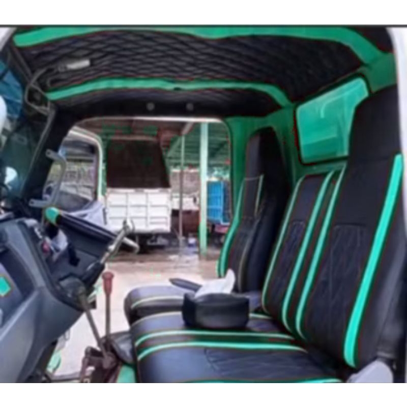 Truck ceiling and seat with motifs for canter, Hino, Elf, Ragasa, Traga ...