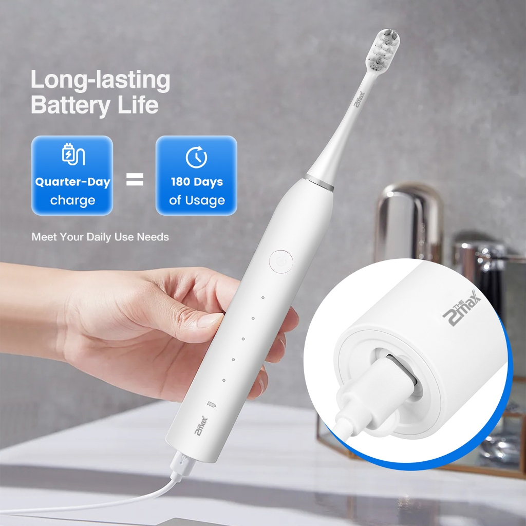 2 The Max Professional Ultimate Shine - Sonic Electric Toothbrush - Gambar 3
