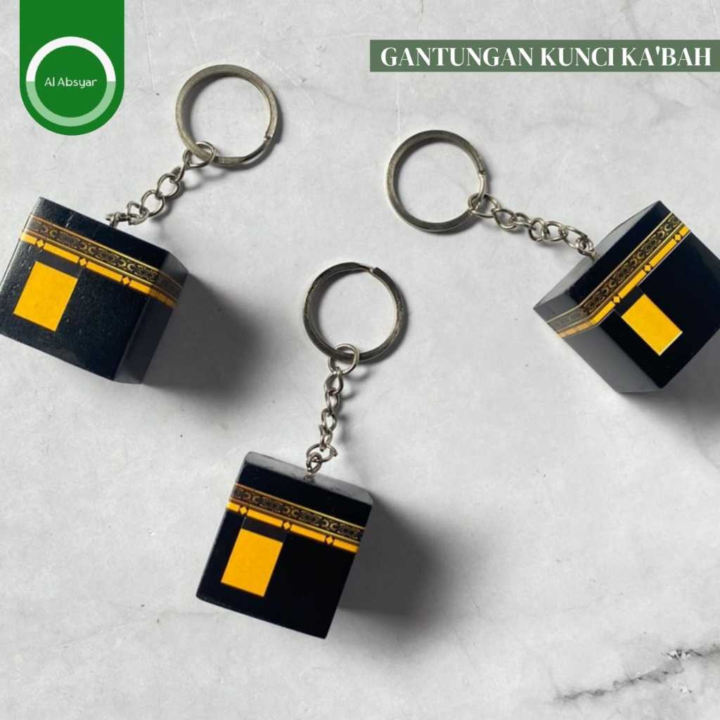 GANTUNGAN Kaaba-Shaped Hajj and Umrah Souvenir Keychains, Kaaba ...