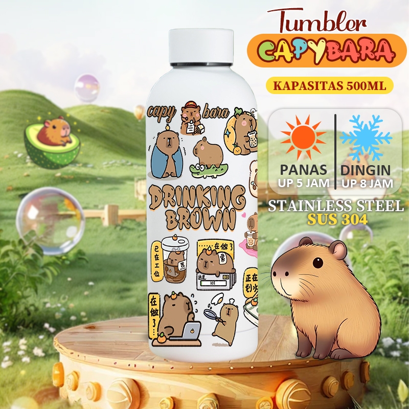 Capybara SERIES PREMIUM 500ml Capacity Heat And Cold Resistant TUMBLER ...