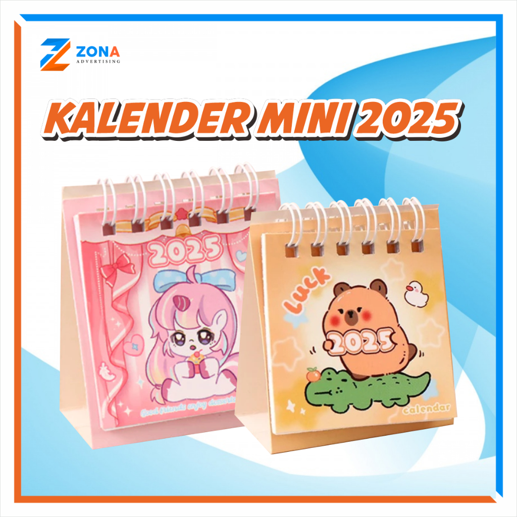 2025 CALENDAR / MINI 2025 CALENDAR / MINI CALENDAR CARTOON CAPYBARA ...