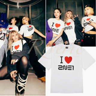 2NE1 サイン入りTシャツ 2NE1 2024 CONCERT WELCOM BACK IN SEOUL OFFICIAL MD I LOVE T
