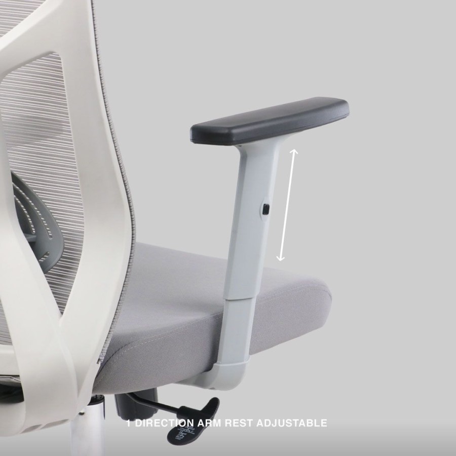 Rexus NC4 / NC-4 Ergonomic Office Chair Kursi Kantor Adjustable Headrest - Gambar 3