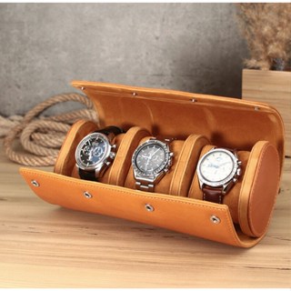 Portable Watch Case Watch Roll Case Watch Box Contents 1 2 3 Slots