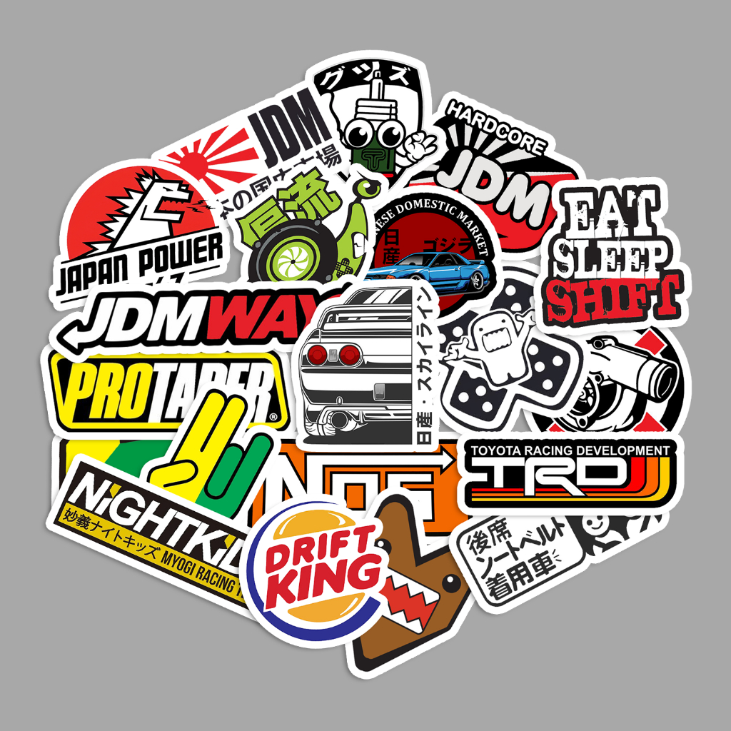 Sticker PACK - JDM VOL. 1 | Suitcase STICKER TUMBLER STICKER HELMET ...