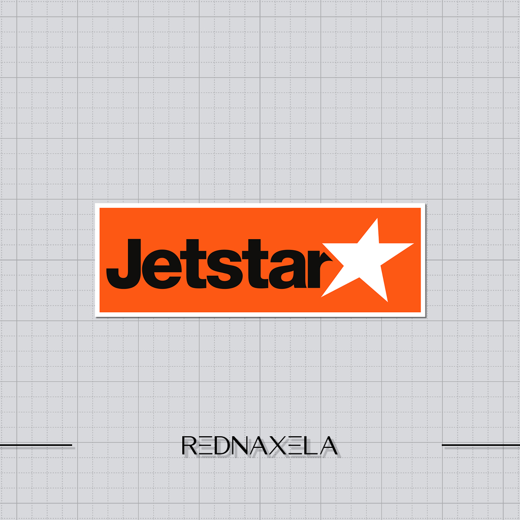 Jetstar Logo 2 Vinyl Stickers Outdoor Waterproof Suitcase Stickers ...