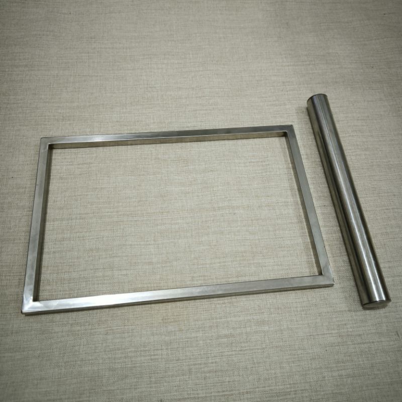 Cookie Dough Leveler Frame Stainless Steel Cookie Frame/ with Rolling ...