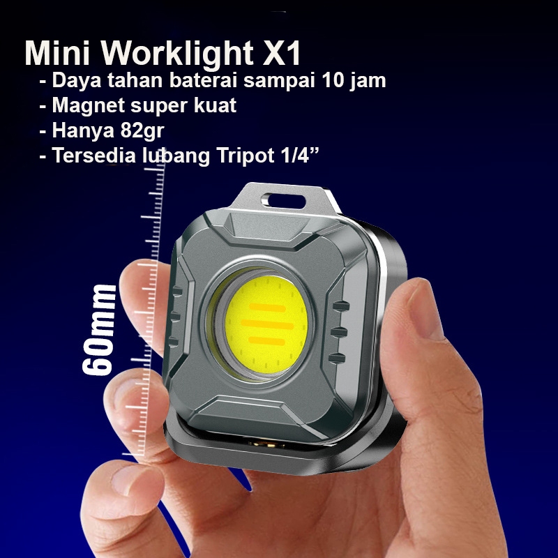 Lampu Mini Worklight X1 LED COB 500 Lumens