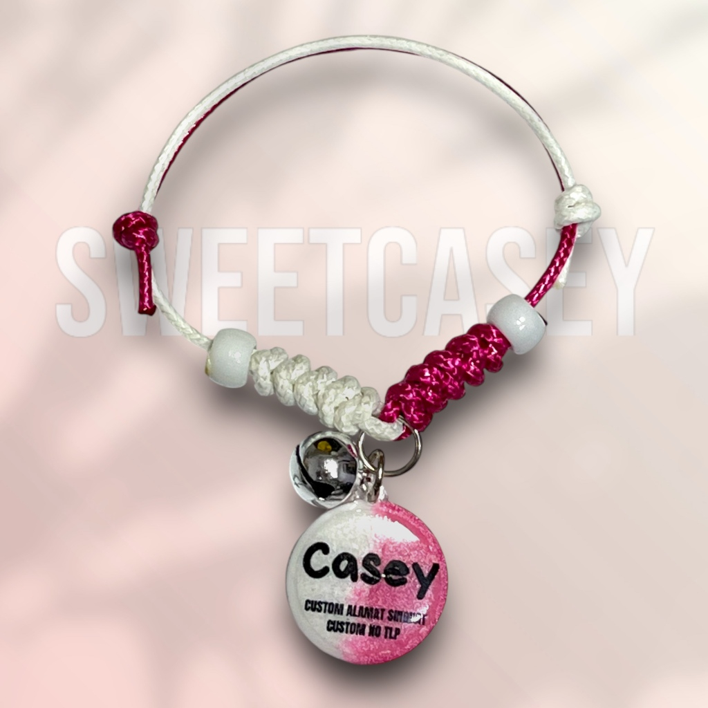 KALUNG KUCING ECI BISA CUSTOM NAMA / CAT NECKLACE / CUSTOM NAMA