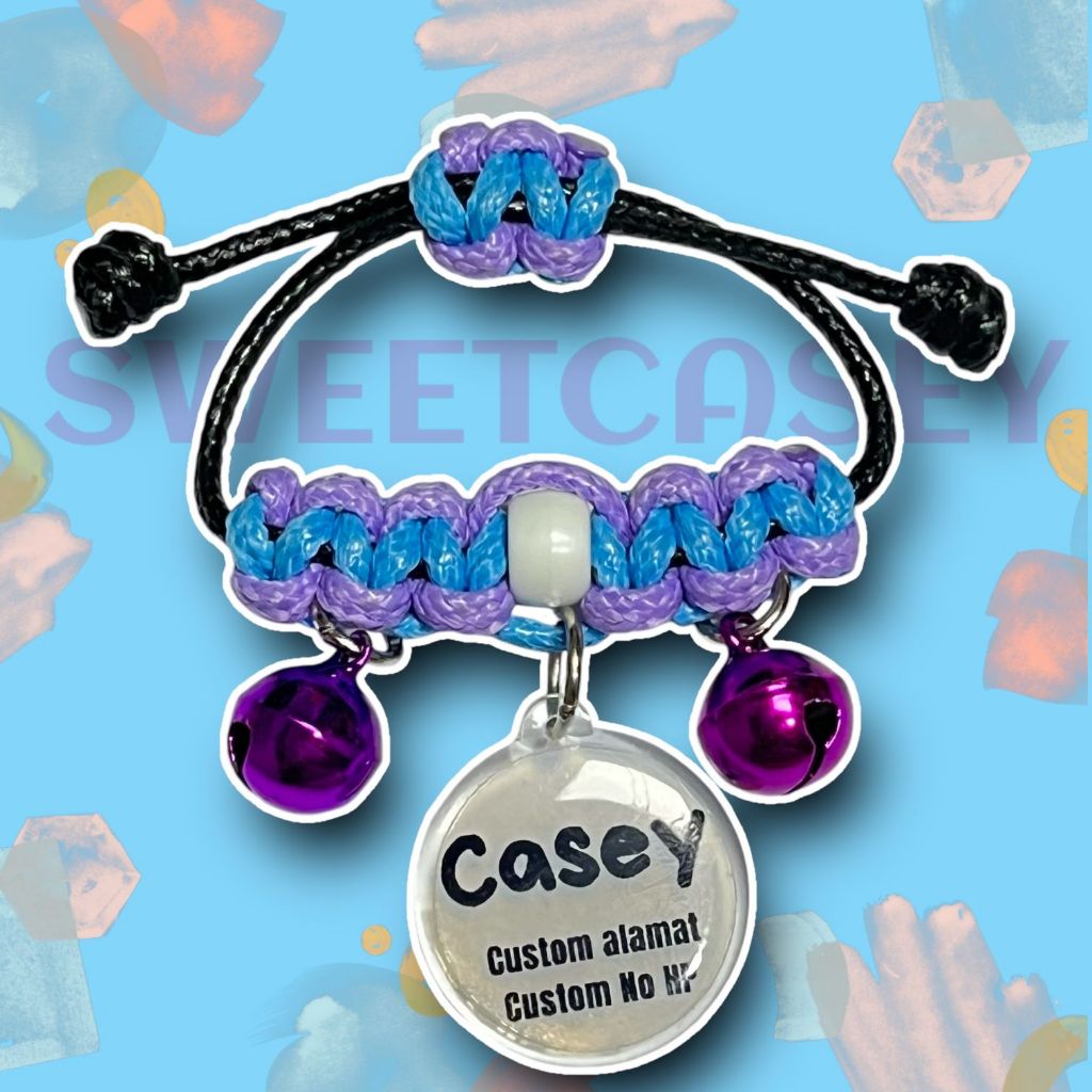 LILLY CAT NECKLACE FREE NAMA/KALUNG KUCING CUSTOM NAMA - Gambar 3