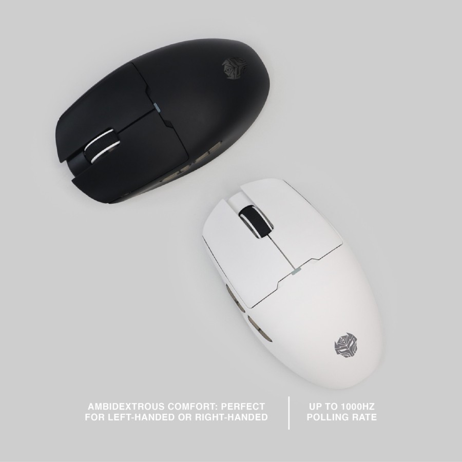 Rexus Riva RX-120 / RX120 Mouse Gaming Wireless Lightweight Triple Connection PAW3311 - Gambar 2