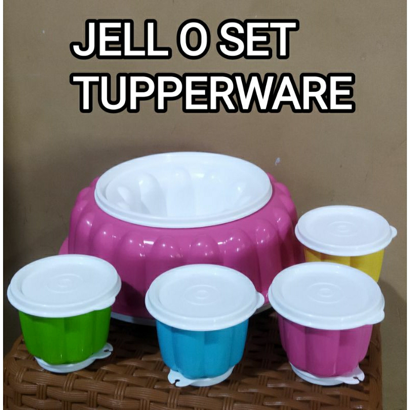 Jell O one set of new Tupperware (dirt lid with storage) | Shopee Singapore