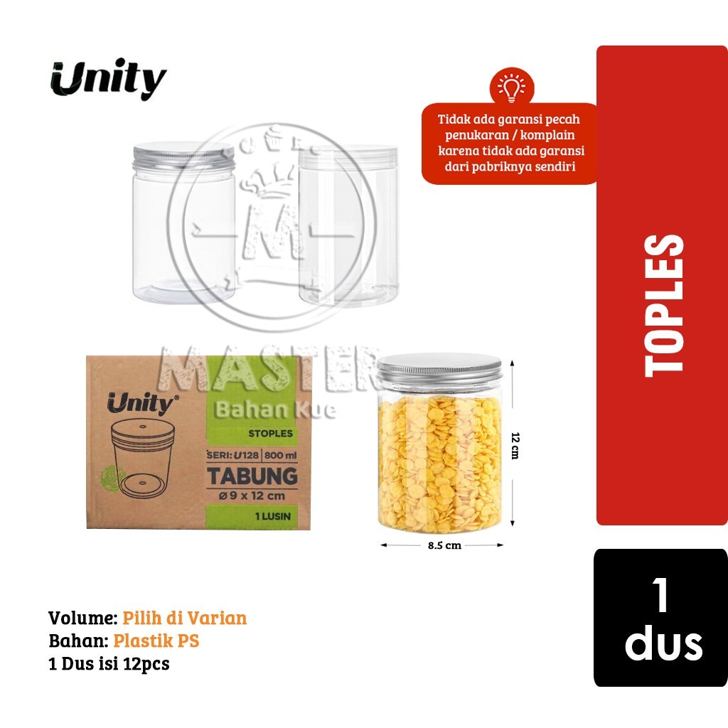 800ml Plastic Jar UNITY U128 Aluminum Screw Cap / Alu Tin Jar / Tube ...