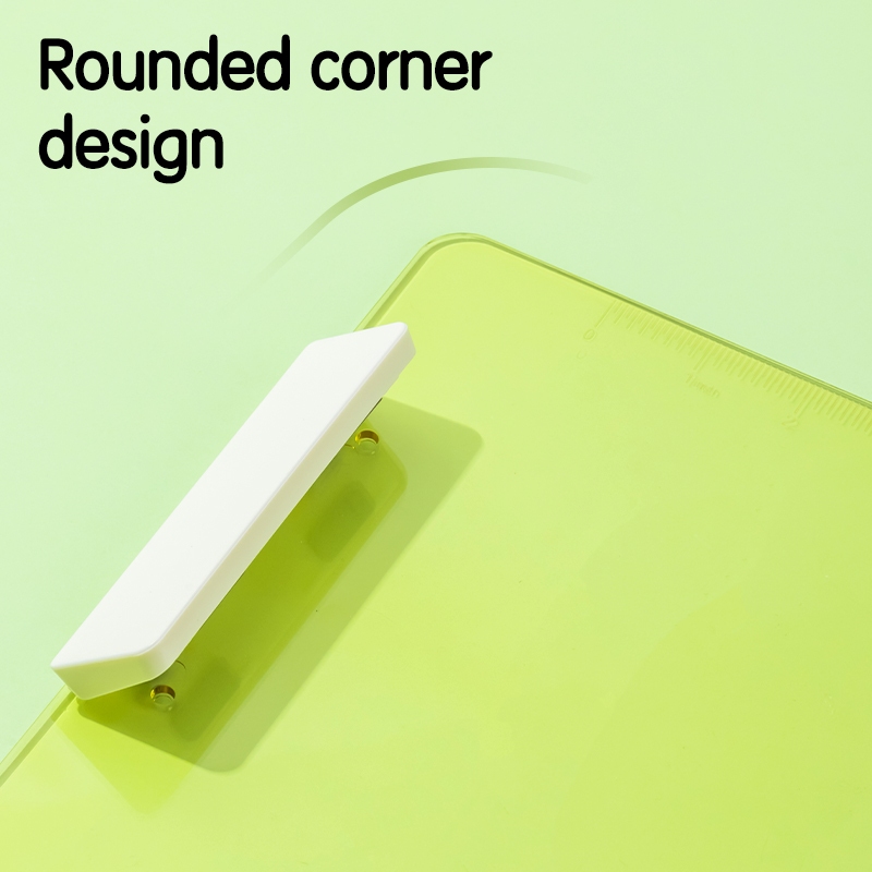 Deli Papan Jalan A4 / Papan Ujian  Clip Board 2in1 Warna Pastel EF408 - Gambar 2