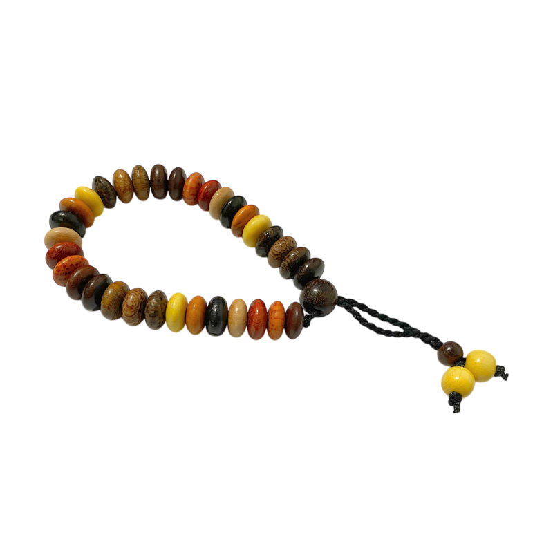 PUSAT17 TASBIH KAYU 33PCS BUTIR KAYU KOMBINASI KAYU BERTUAH 10MM 12MM TASBEH IBADAH KAYU KOMBINASI TASBIH SOUVENIR HAJI SOUVENIR UMROH GELANG KADO PERNIKAHAN SHOLAT MUSLIM - Gambar 2