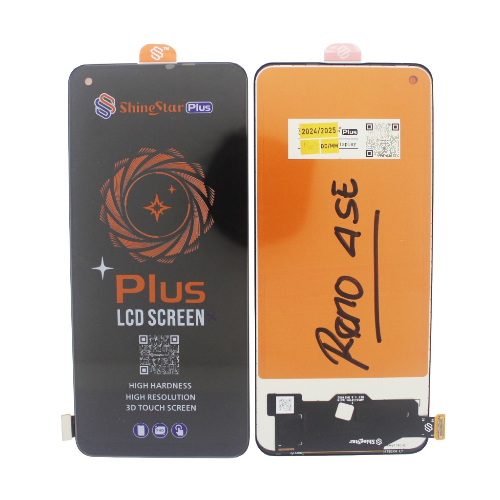 LAYAR LCD IMAGE SCREEN OP RENO 4 SE NON SENSOR FINGERPRINT + TS_ BLACK ...