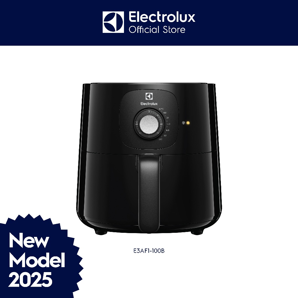 Electrolux Air Fryer 3.3 liter 8 menu masak Pengatur suhu Keranjang bagian dalam ringan dan dapat dilepas  E3AF1-100B - Gambar 2