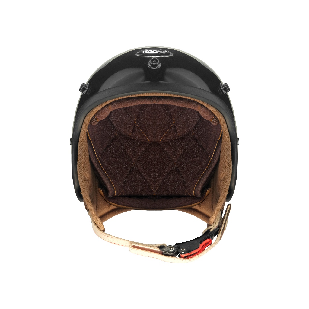 Hawkids Helmet - Openface helm - Trooper Custom - helm Vintage untuk Usia 3-6 Tahun, Nyaman & Aman - Gambar 2