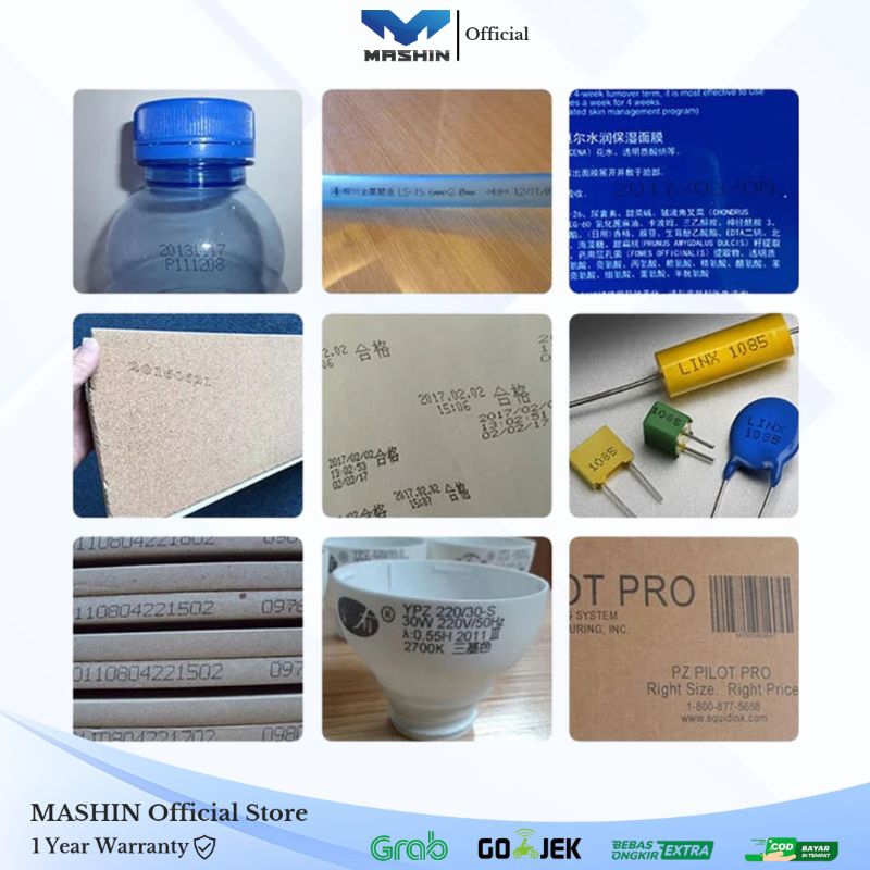Mashin - Mesin Printer Handheld Inkjet Pencetak Expired Date Logo And Barcode Portable - Gambar 2