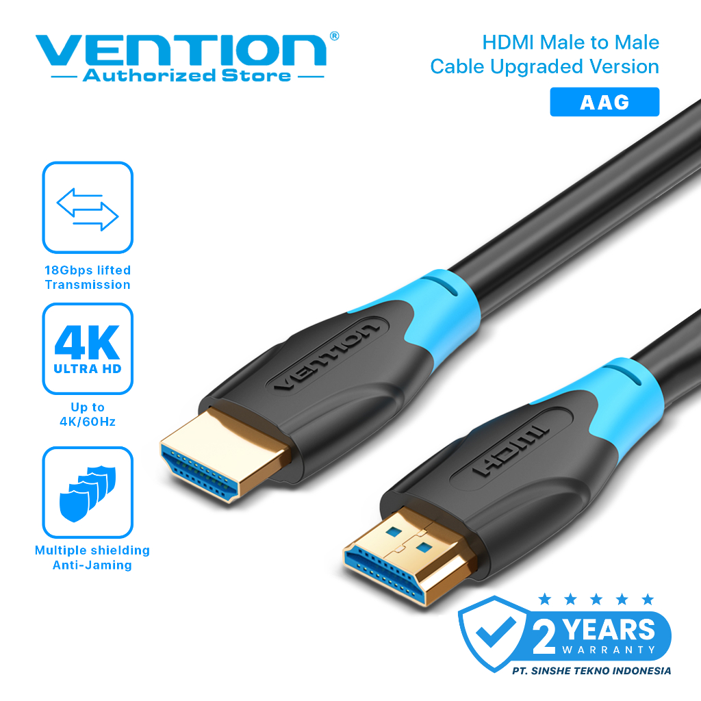 Vention AAG Kabel HDMi Male to Male Ukuran 5m