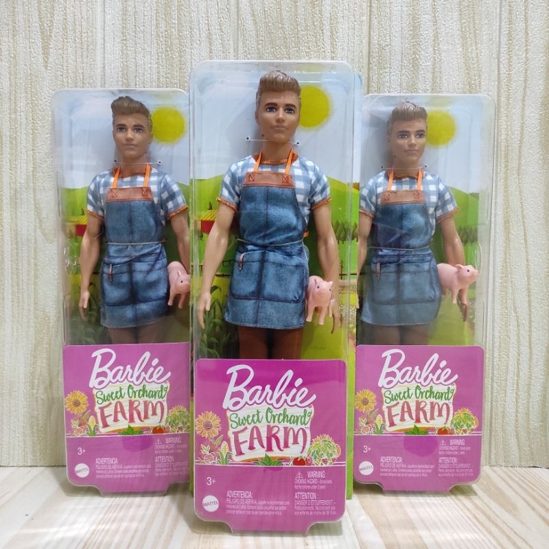 Barbie Ken Sweet Orchard Farm Original Doll Shopee Singapore