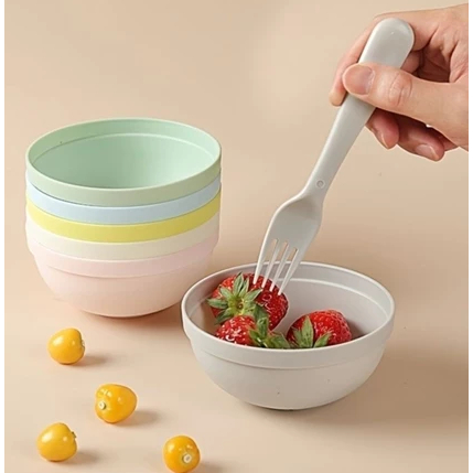 Dreamyhouse 4pcs Mangkuk Soup Souvenir Warna - Gambar 2