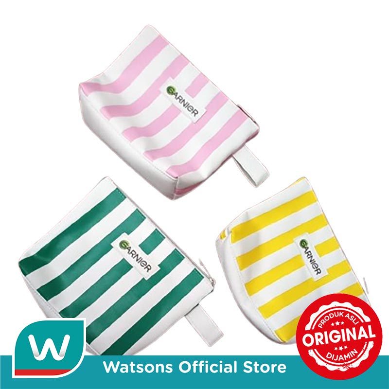 [FREE GIFT] Garnier Stripe Pouch Random Colour