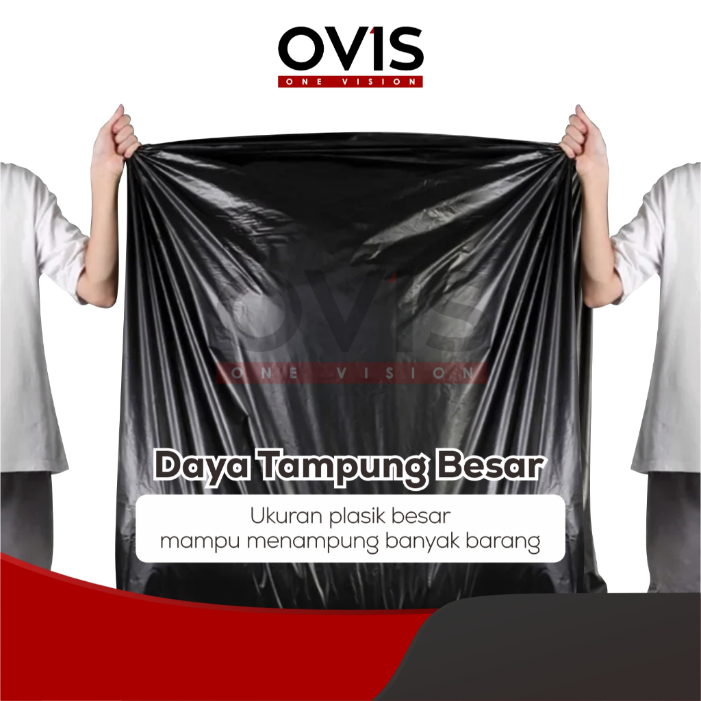 Kantong Plastik Sampah 80x100 CM Trash Bag Packing 8 Pcs LDPE - Gambar 4