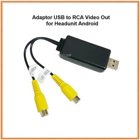 Sirly usb Dongle Adapter Video Out Head Unit Android RCA Jack Socket ...