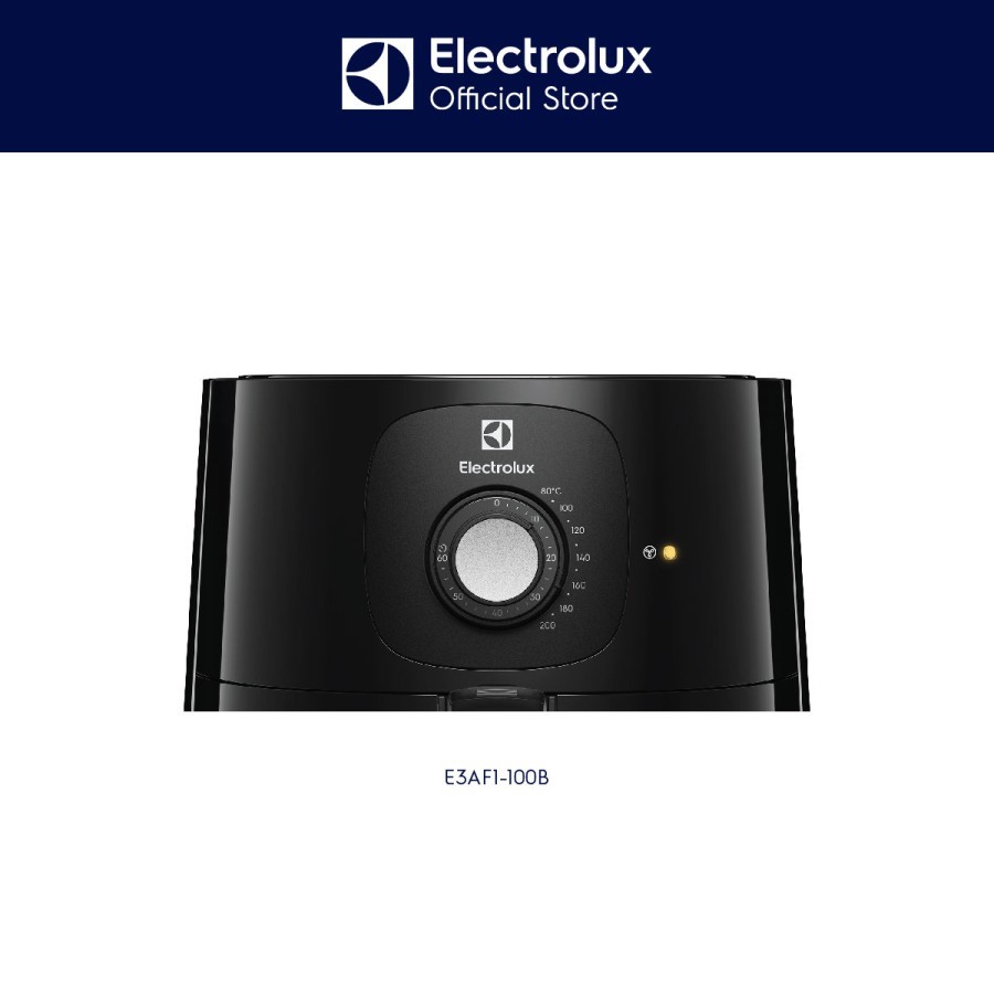 Electrolux Air Fryer 3.3 liter 8 menu masak Pengatur suhu Keranjang bagian dalam ringan dan dapat dilepas  E3AF1-100B - Gambar 3