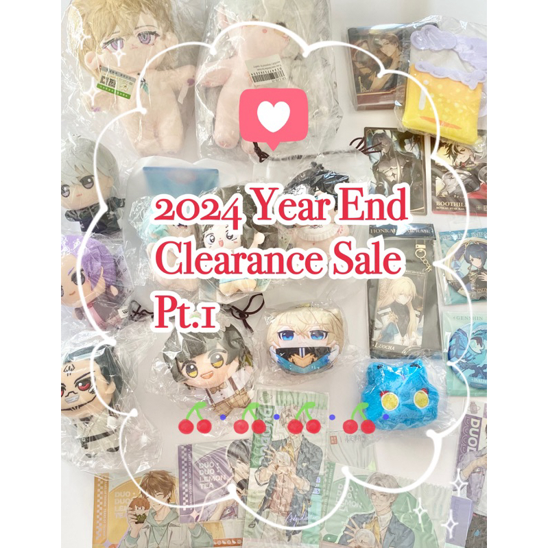 [2024 Year END Clearance Sales] Various merchandise keychain / plushies ...